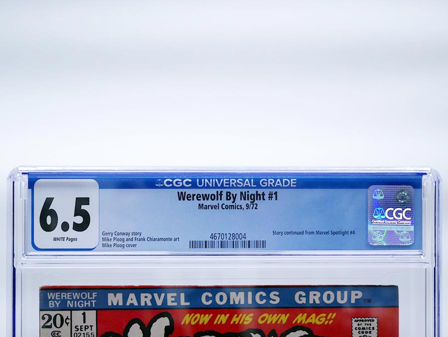 Werewolf By Night #1 Cover B CGC 6.5