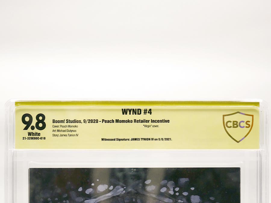 Wynd #4 Cover D Incentive Peach Momoko Variant Cover CBCS Signature Series 9.8 Signed By James Tynion IV