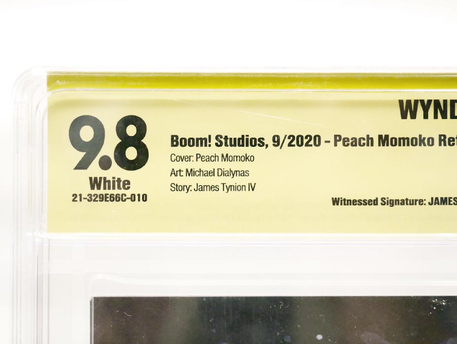 Wynd #4 Cover D Incentive Peach Momoko Variant Cover CBCS Signature Series 9.8 Signed By James Tynion IV