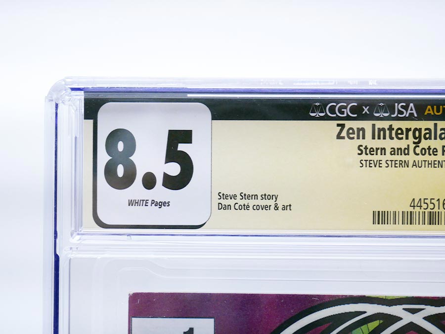 Zen Intergalactic Ninja #1 Cover D CGC Signature Series 8.5 Signed By Steve Stern