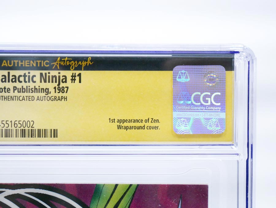 Zen Intergalactic Ninja #1 Cover D CGC Signature Series 8.5 Signed By Steve Stern