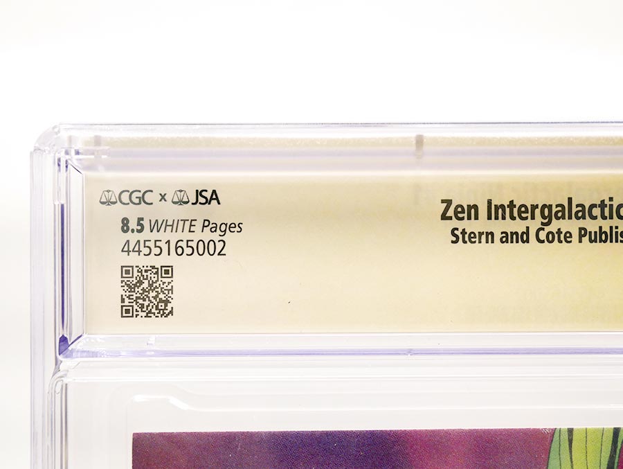 Zen Intergalactic Ninja #1 Cover D CGC Signature Series 8.5 Signed By Steve Stern