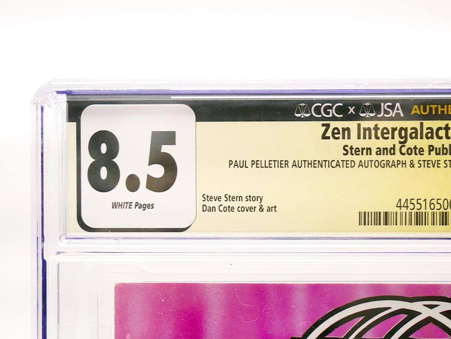 Zen Intergalactic Ninja #5 Cover B CGC Signature Series 8.5 Signed By Steve Stern & Paul Pelletier