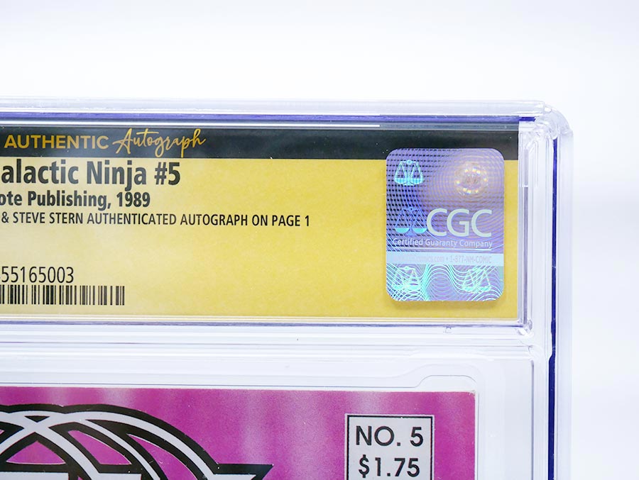 Zen Intergalactic Ninja #5 Cover B CGC Signature Series 8.5 Signed By Steve Stern & Paul Pelletier