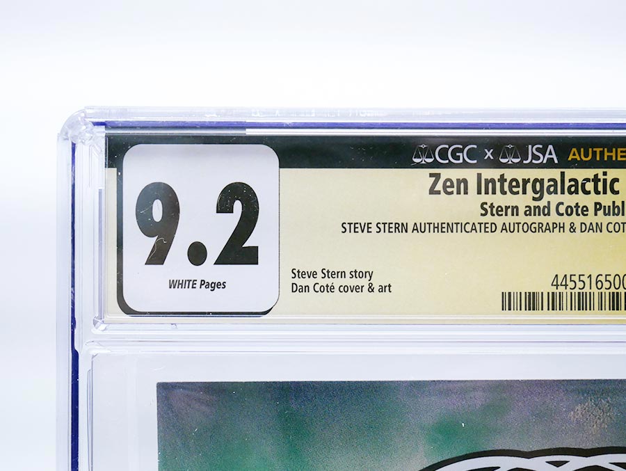 Zen Intergalactic Ninja Vol 3 #1 Cover B CGC Signature Series 9.2 Signed By Steve Stern & Dan Cote