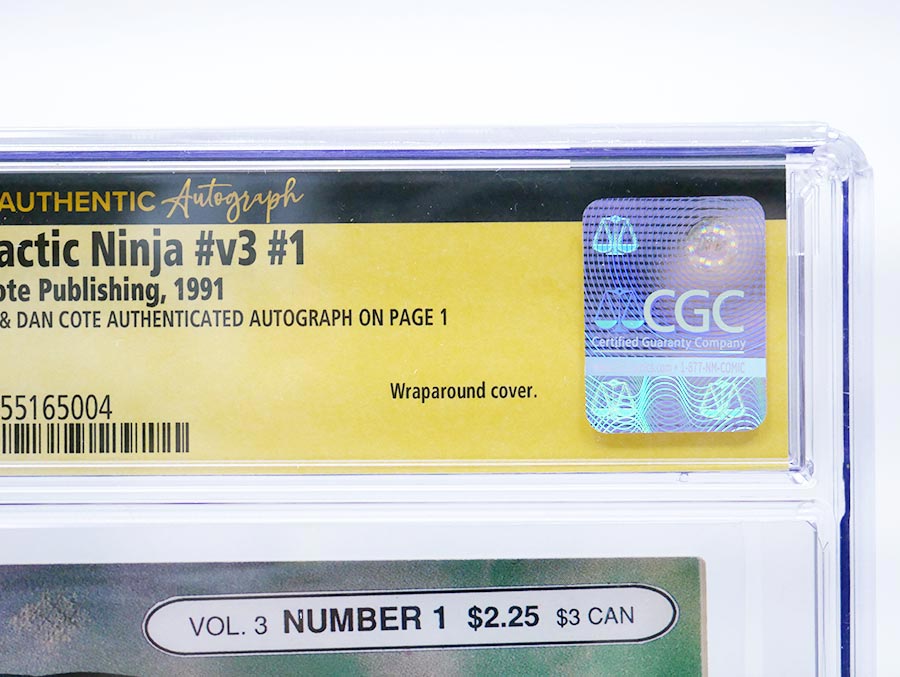 Zen Intergalactic Ninja Vol 3 #1 Cover B CGC Signature Series 9.2 Signed By Steve Stern & Dan Cote