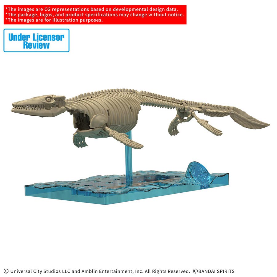 Jurassic World Rebirth Plannosaurus Plastic Model Kit - Mosasaurus
