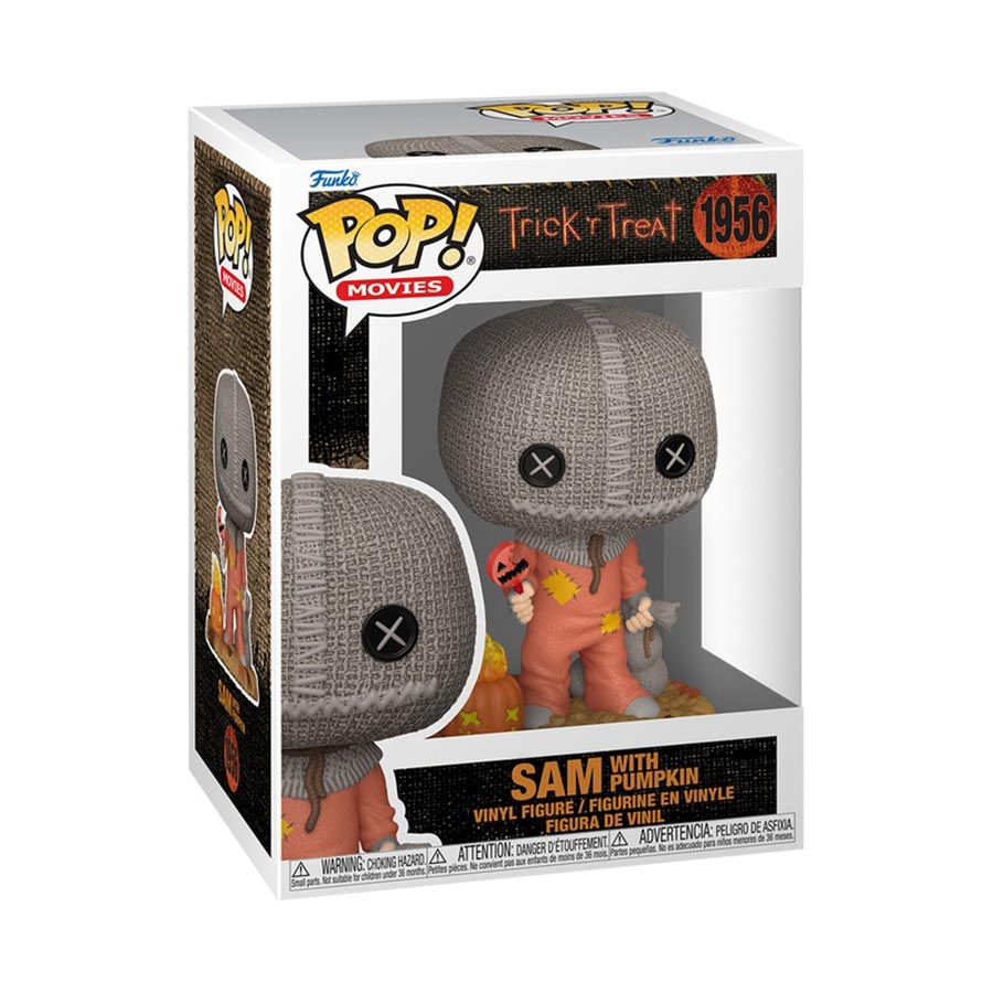 POP Movies Horror Trick r Treat Sam With Pumpkin Vinyl Figure