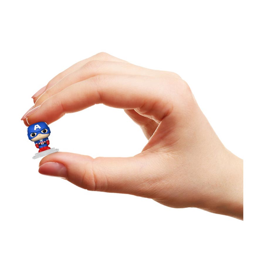 Bitty Bots Marvel What If Captain America Mech With Captain America Vinyl Figure