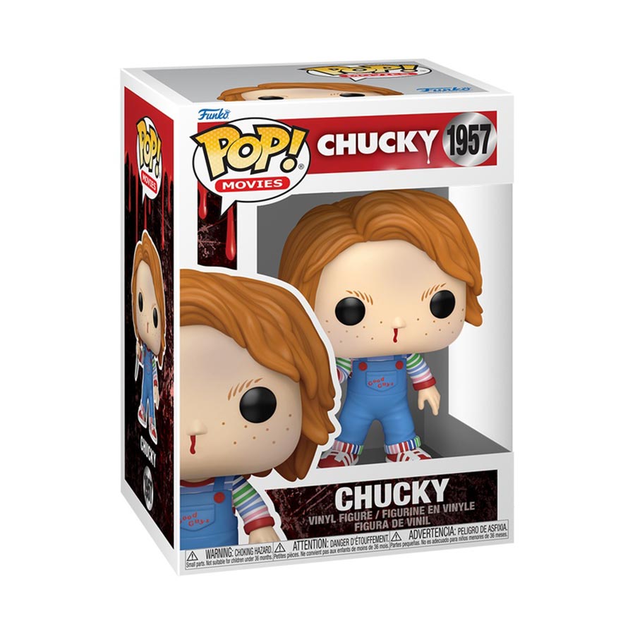 POP Movies Childs Play Chucky Bloody Nose Vinyl Figure