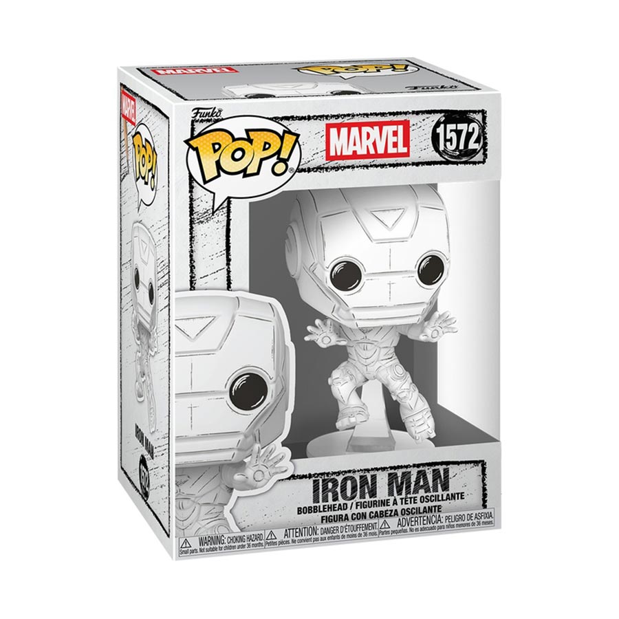 POP Marvel Iron Man Sketched Deco Vinyl Bobble Head