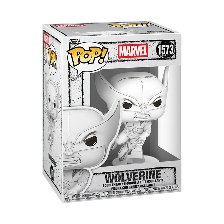 POP Marvel Wolverine Sketched Deco Vinyl Bobble Head