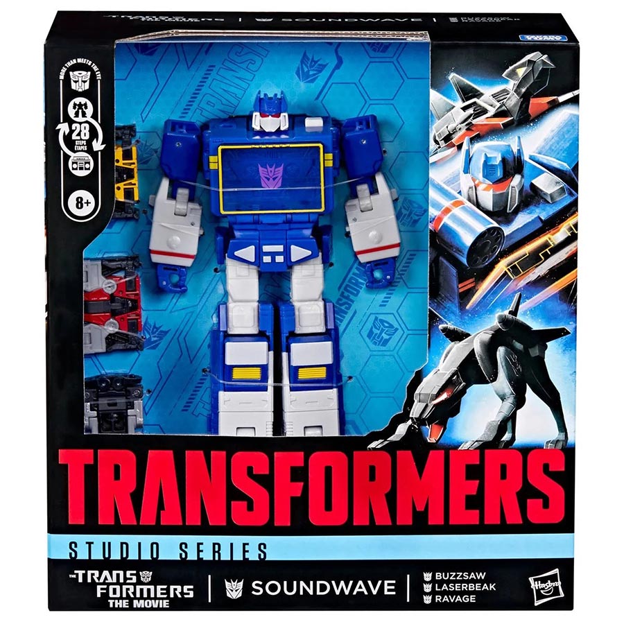 Transformers Studio Series Transformers The Movie 1986 Soundwave Leader Class Action Figure
