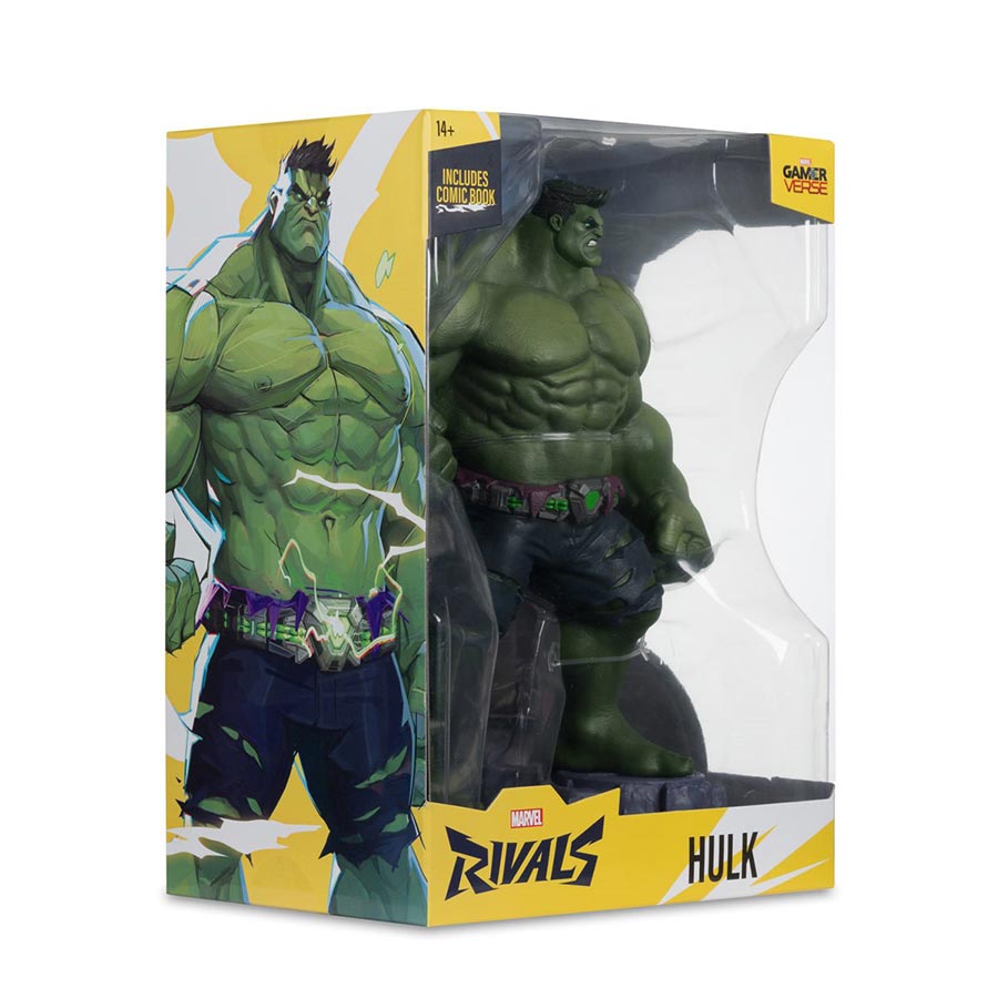 McFarlane Marvel Rivals Wave 1 The Hulk With Scene And Comic 1/6 Scale Figurine