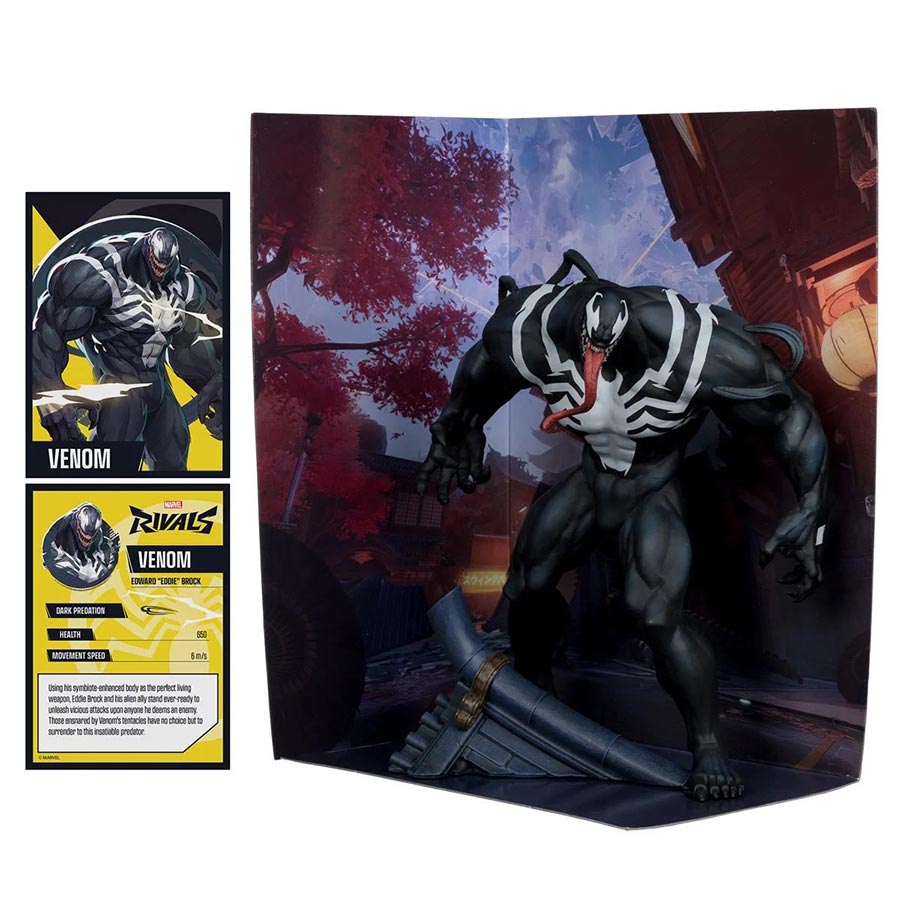 McFarlane Marvel Rivals Wave 1 Venom With Scene And Comic 1/6 Scale Figurine