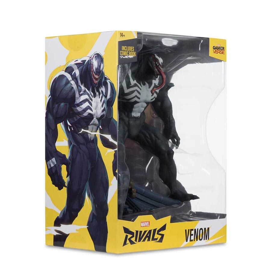 McFarlane Marvel Rivals Wave 1 Venom With Scene And Comic 1/6 Scale Figurine