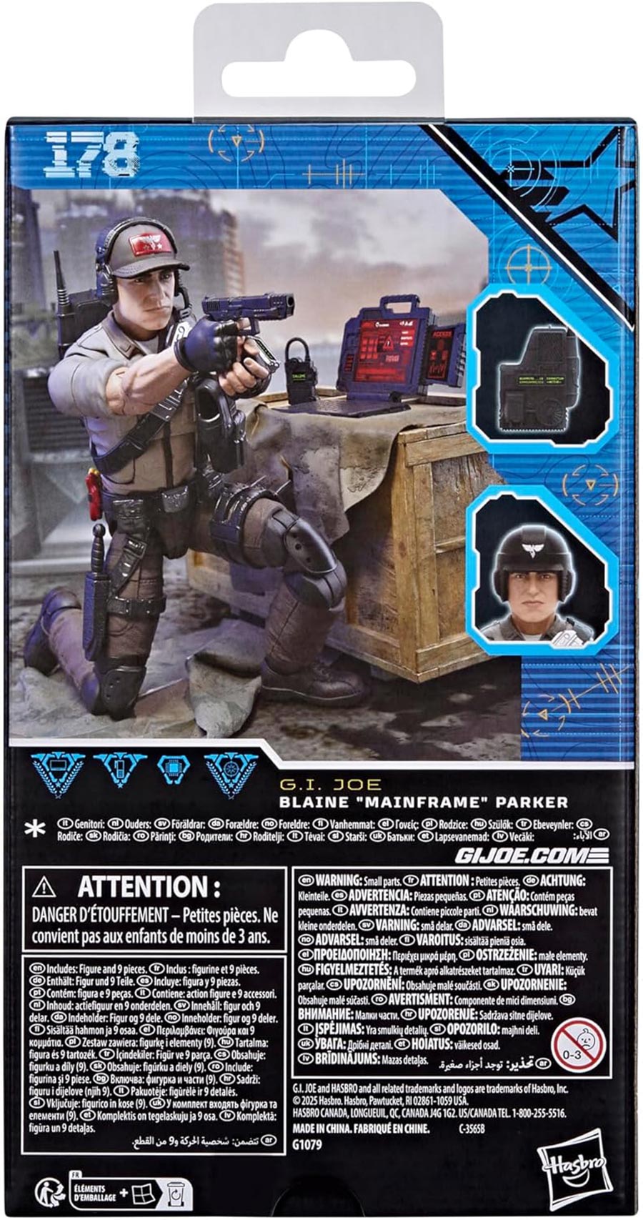 GI Joe Classified Series Blaine Mainframe Parker 6-Inch Action Figure