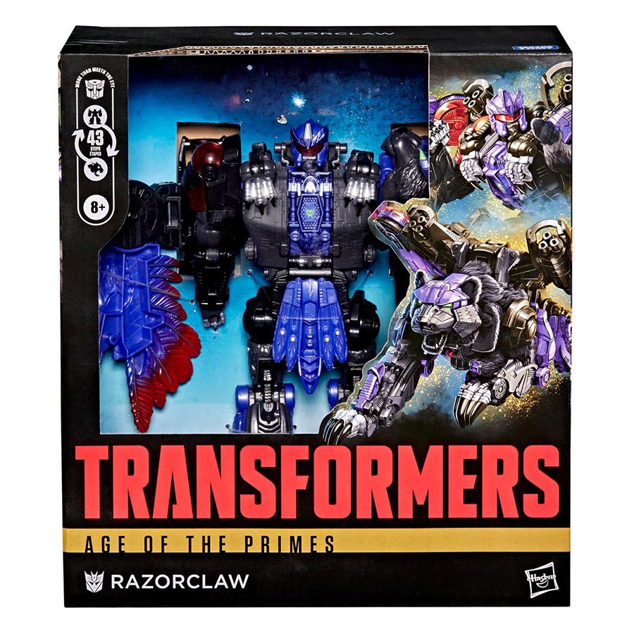 Transformers Generations Age Of The Primes Leader Class Razorclaw Action Figure