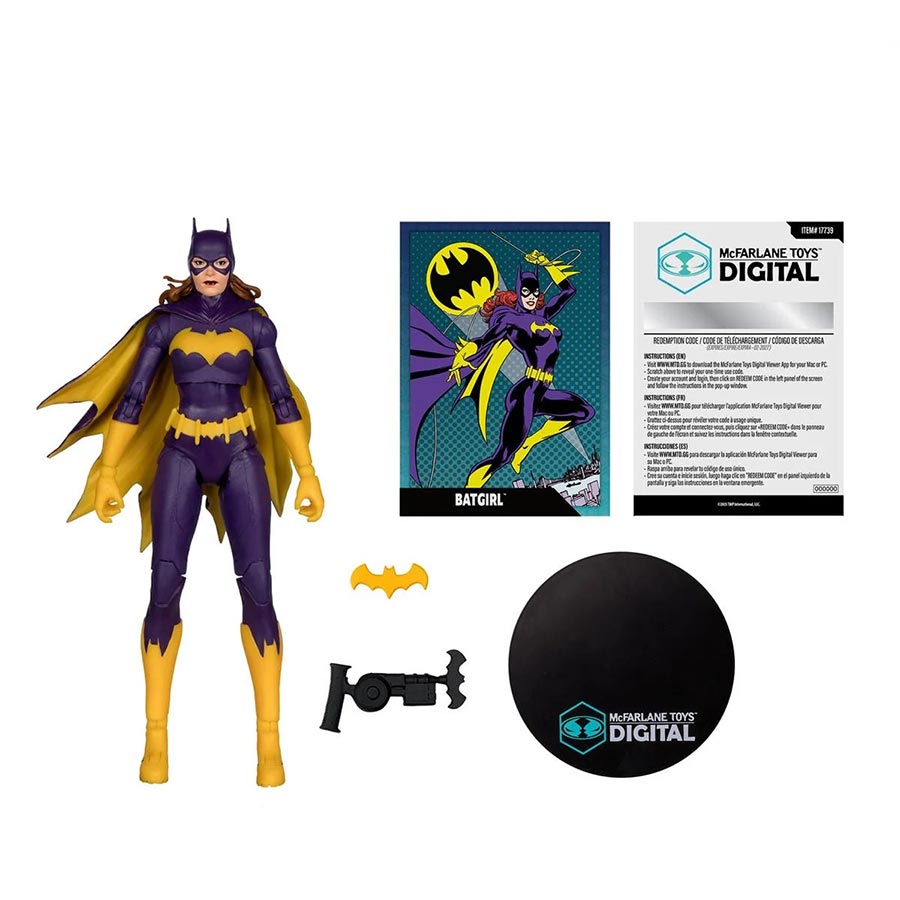 DC McFarlane Digital Wave 6 Classic Batgirl 7-Inch Action Figure