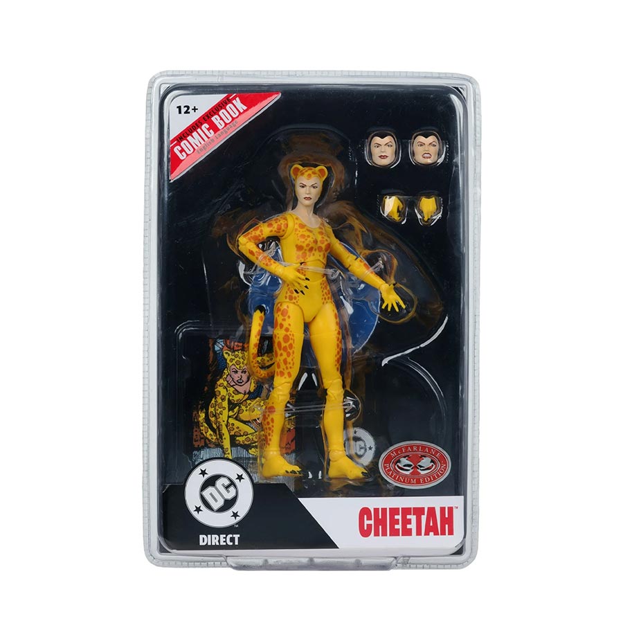 DC Page Punchers Wave 10 Crisis On Infinite Earths Cheetah Red Platinum Edition 7-Inch Action Figure