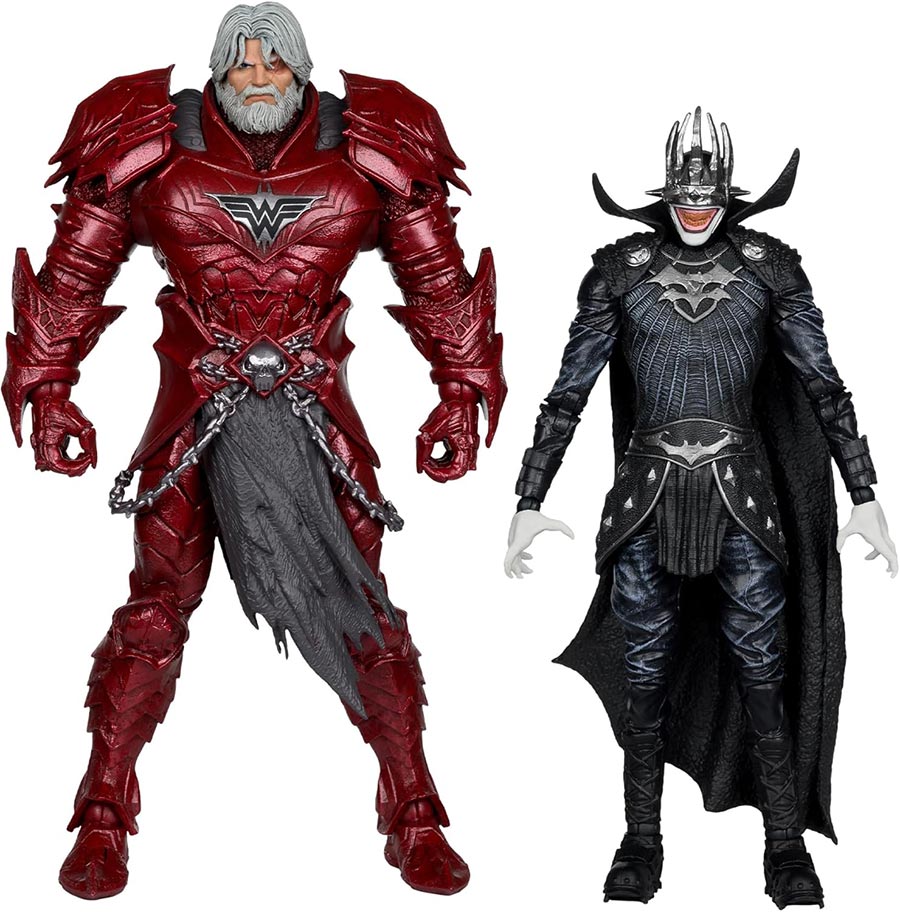 DC McFarlane Collector Edition Batman Who Laughs & Merciless 7-Inch Scale 2-Pack Action Figure