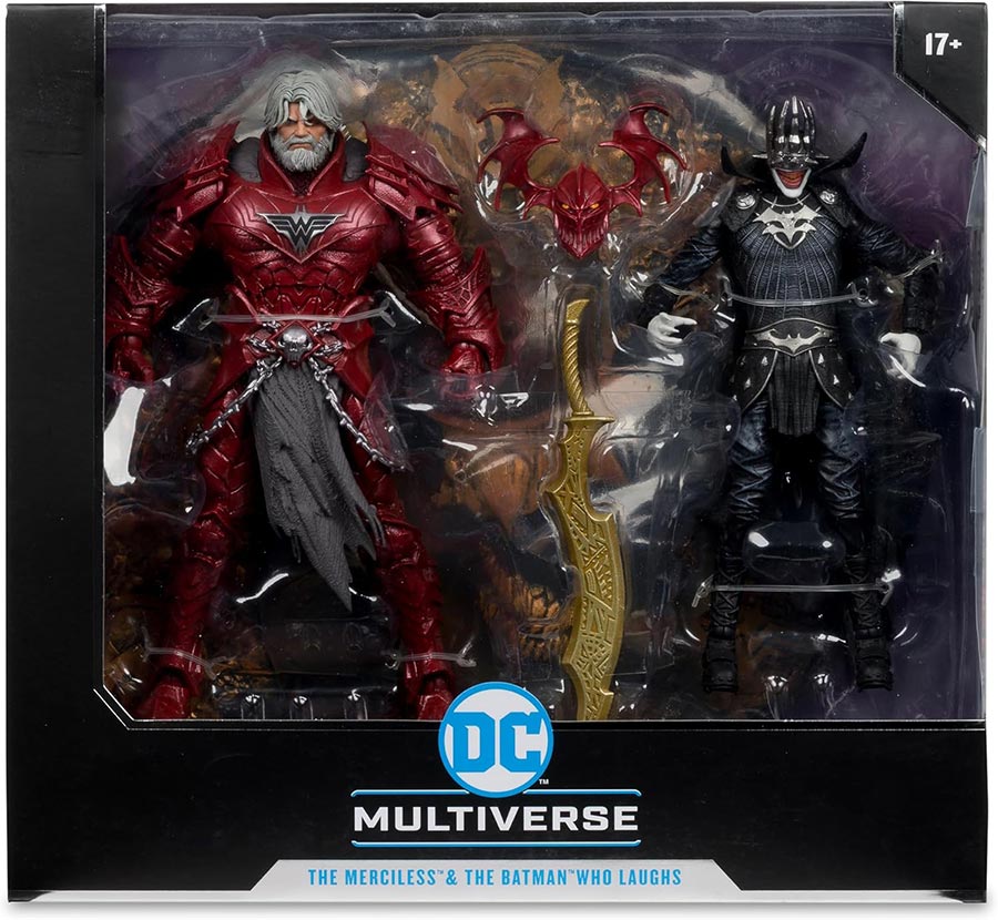 DC McFarlane Collector Edition Batman Who Laughs & Merciless 7-Inch Scale 2-Pack Action Figure