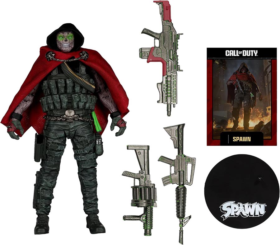 DC McFarlane Call Of Duty Burned Spawn 7-Inch Scale Action Figure