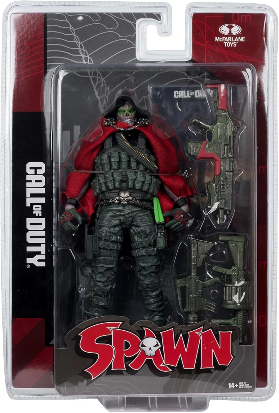 DC McFarlane Call Of Duty Burned Spawn 7-Inch Scale Action Figure