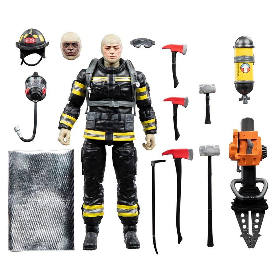GI Joe Classified Series Search & Rescue Firefighter 6-Inch 2-Pack Action Figure