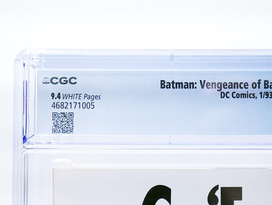 Batman Vengeance Of Bane Special #1 (One Shot) Cover K 1st Ptg CGC 9.4