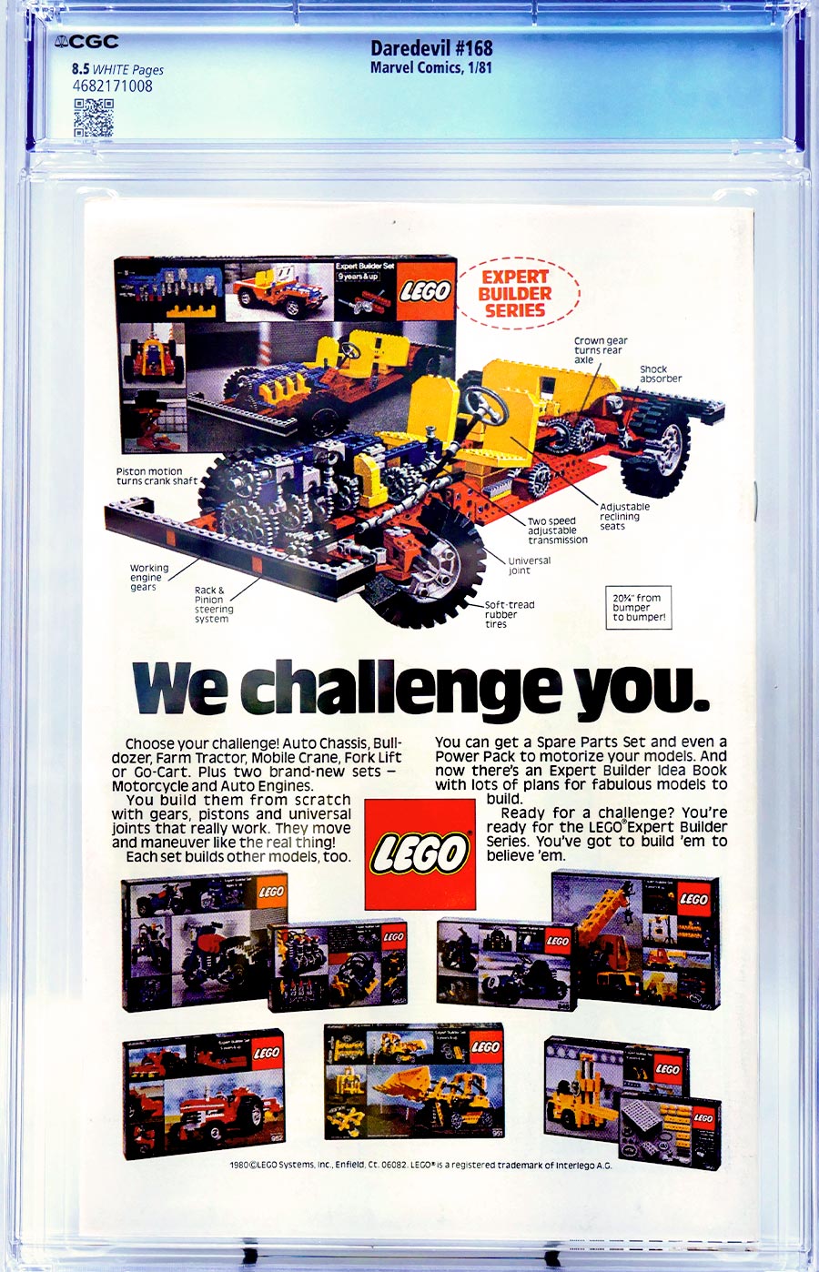 Daredevil #168 Cover D CGC 8.5