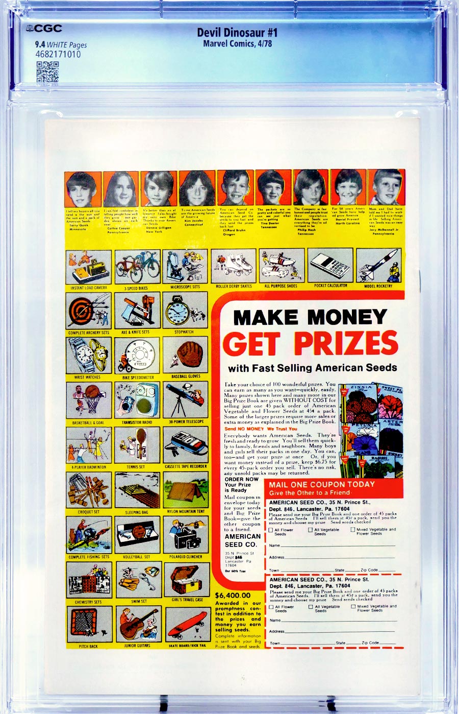 Devil Dinosaur #1 Cover B CGC 9.4