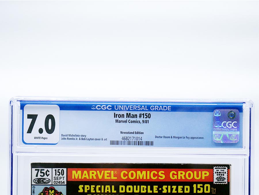 Iron Man #150 Cover B Newsstand Edition CGC 7.0