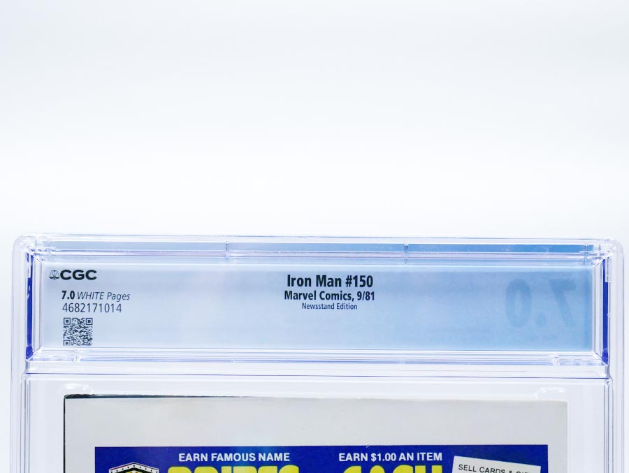 Iron Man #150 Cover B Newsstand Edition CGC 7.0
