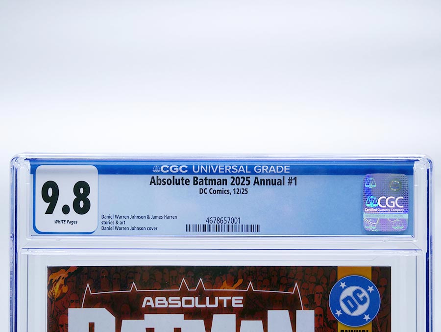 Absolute Batman 2025 Annual #1 (One Shot) Cover J Regular Daniel Warren Johnson Cover CGC 9.8 (DC All In)