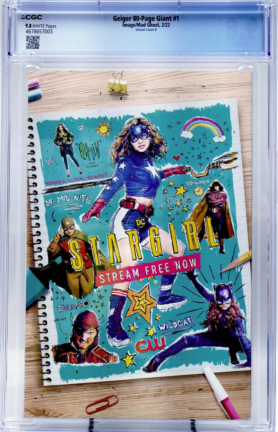 Geiger 80-Page Giant #1 (One Shot) Cover F Variant Bryan Hitch Cover CGC 9.8