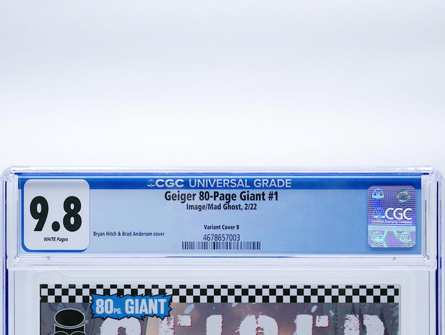 Geiger 80-Page Giant #1 (One Shot) Cover F Variant Bryan Hitch Cover CGC 9.8