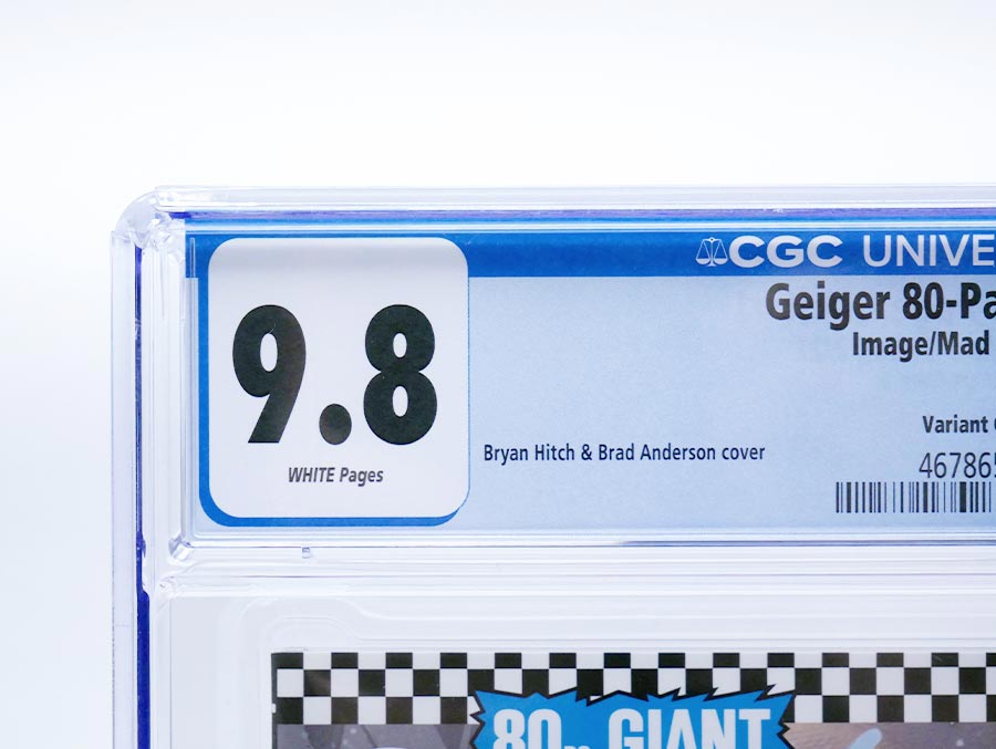 Geiger 80-Page Giant #1 (One Shot) Cover F Variant Bryan Hitch Cover CGC 9.8