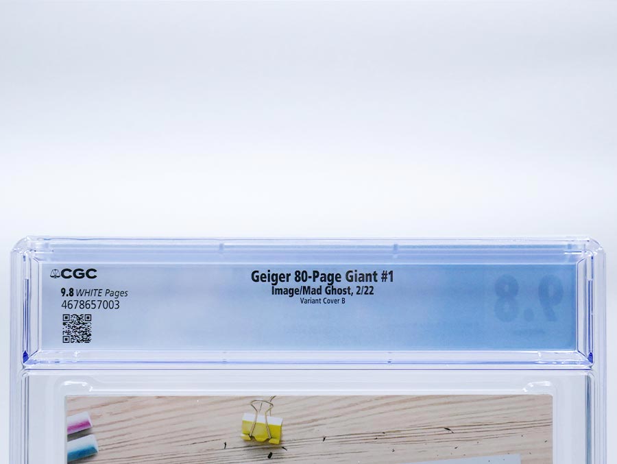 Geiger 80-Page Giant #1 (One Shot) Cover F Variant Bryan Hitch Cover CGC 9.8