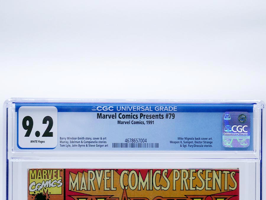 Marvel Comics Presents #79 Cover B CGC 9.2