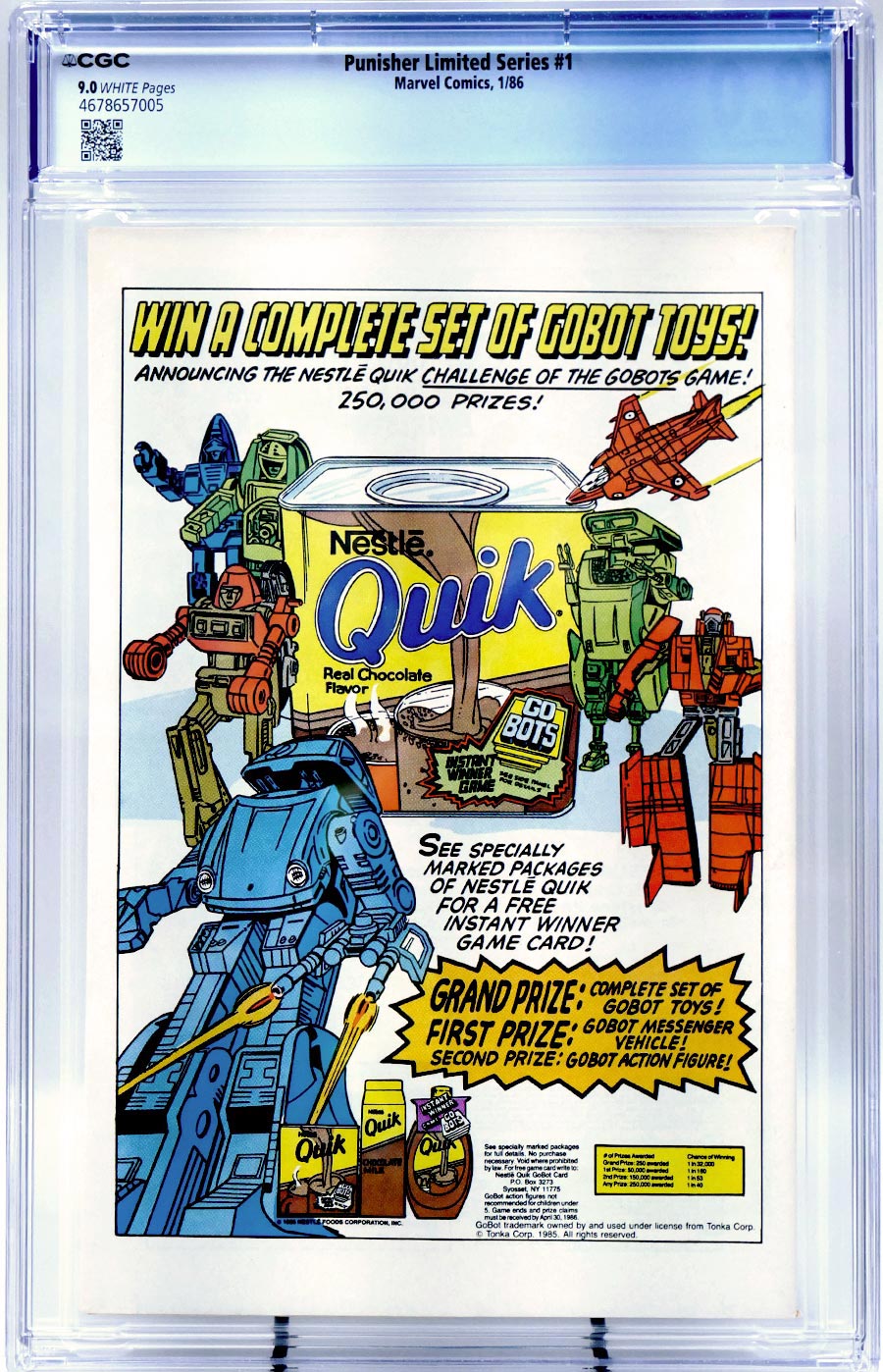 Punisher #1 Cover D CGC 9.0