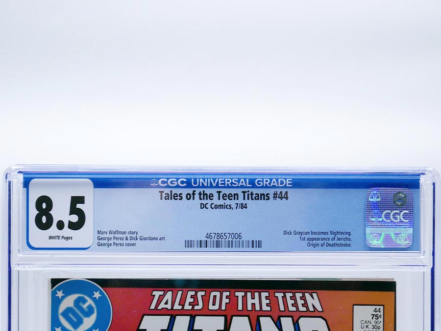 Tales Of The Teen Titans #44 Cover F CGC 8.5