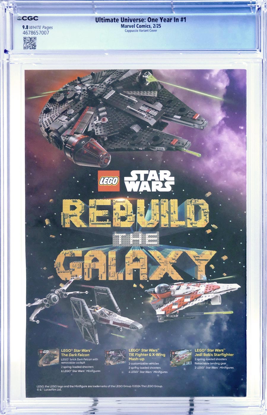 Ultimate Universe One Year In #1 (One Shot) Cover N Variant Alessandro Cappuccio Spoiler Cover CGC 9.8