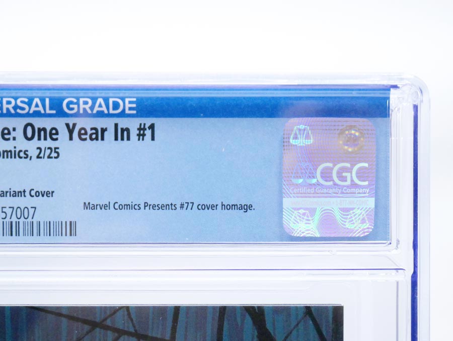 Ultimate Universe One Year In #1 (One Shot) Cover N Variant Alessandro Cappuccio Spoiler Cover CGC 9.8