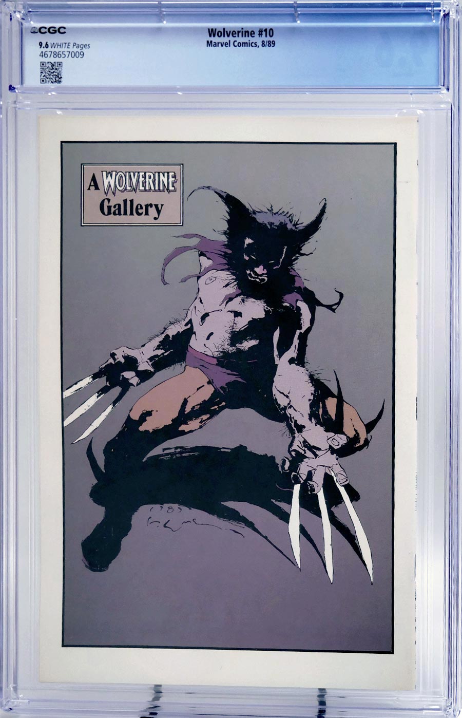 Wolverine Vol 2 #10 Cover B CGC 9.6