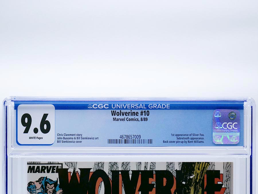 Wolverine Vol 2 #10 Cover B CGC 9.6