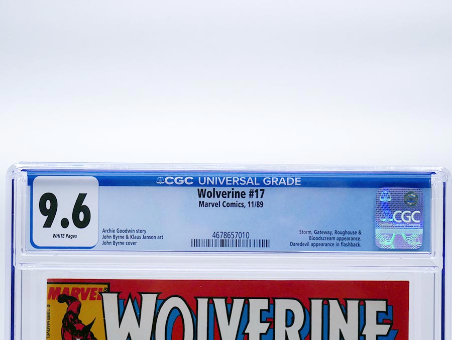 Wolverine Vol 2 #17 Cover B CGC 9.6