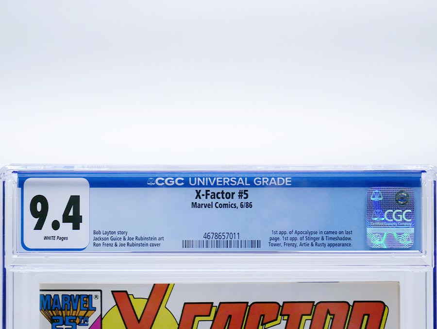 X-Factor #5 Cover C CGC 9.4