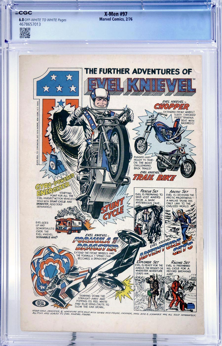 X-Men Vol 1 #97 Cover D CGC 6.0