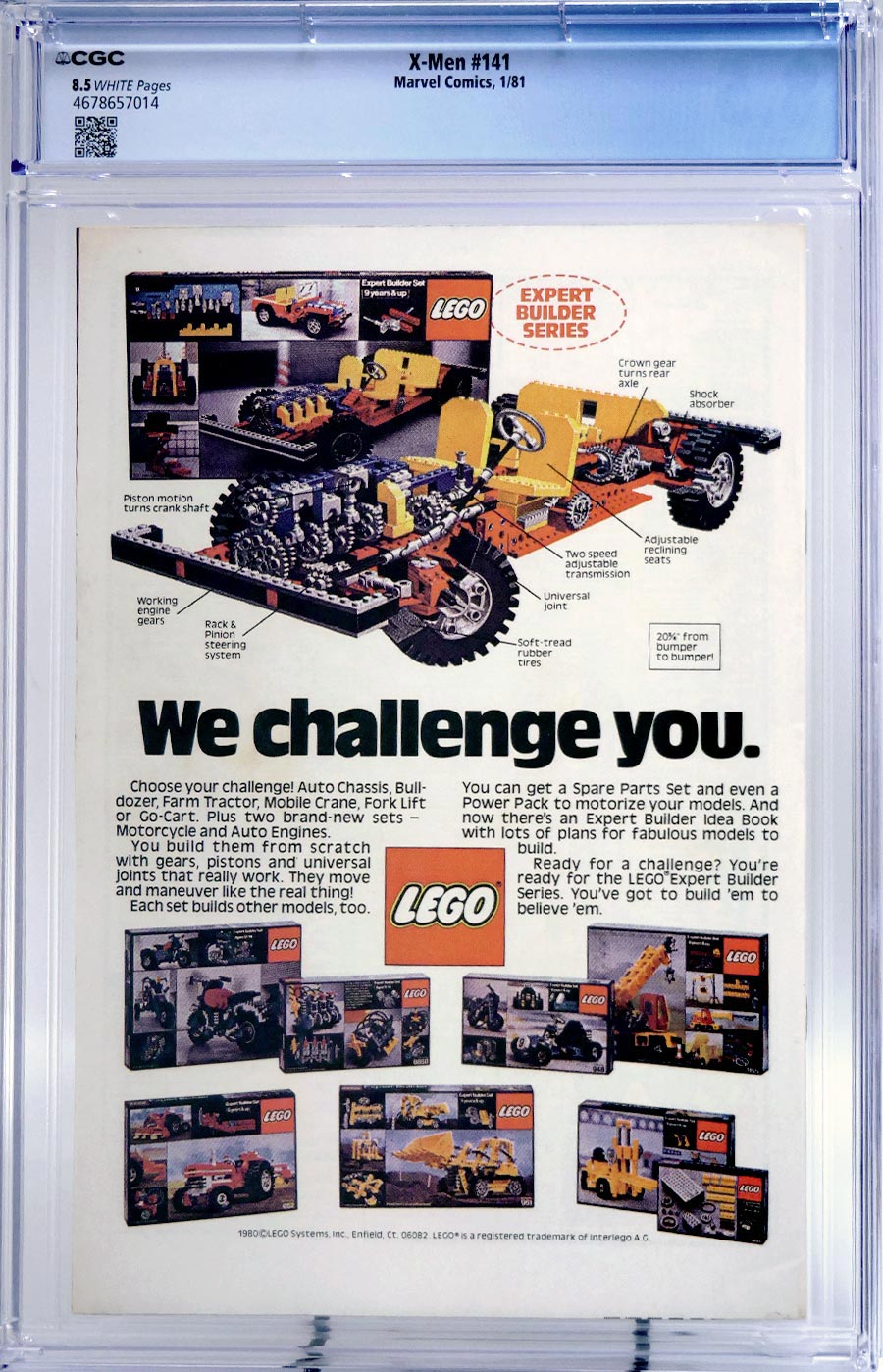 X-Men Vol 1 #141 Cover M CGC 8.5